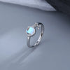 Ventfille Silver Opal Ring Female Index Finger Opening Adjustable Tail Ring Simple Jewelry Gift - Image 7