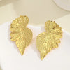 European Simple Metal Drop Earrings for Women Leaf Round Water Droplet Butterfly Twist Geometry Earrings Jewelry Christmas Gift - Image 11