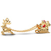 Silver Christmas Charms Santa Reindeer Sleigh Bell Gingerbread Tree Stocking Candy Cane Pendant Fit Bracelet Jewelry Gift - Image 9