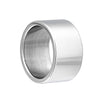 Brushed Ring For Men Stainless Steel 12mm Wide Bulky Punk Male Band Jewelry Accessories - Image 9