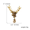 Rinhoo Cute Full Rhinestone Deer Brooches For Women Year Decorative Imitation Pearl Animal Elk Lapel Pins Christmas Jewelry - Image 23