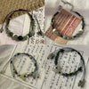 Bamboo Beads Chinese Style Beaded Bracelet Chinese Style Beaded Bamboo Beaded Bracelet Vintage Braided Rope Bracelet - Image 1