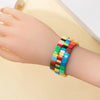 Colorful Acrylic Bead Bangle Set in Multiple Designs - Image 19