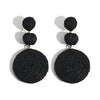 Bohemian Handmade Rattan Knit Round Drop Earrings For Women Girls Ball Beach Party Jewelry - Image 13