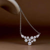 Multi Cubic Zirconia Pendant Necklace Women Engagement Wedding Necklaces Silver Color Jewelry Drop Ship - Image 6