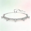 Heart Cubic Zirconia Pearl Jewelry Set,Sparkling Necklace Earrings Ring Bracelet Bridal Wedding Jewelry Gift for Women - Image 9