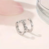 Shiny Zircon Adjustable Ear Clip for Women Girls Metal Ear Cuff Earrings Without Ear Holes Engagement Date Jewelry - Image 10
