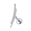1Pc Titanium Cz Crystal Ear Cartilage Tragus Helix Daith Piercing Internal Thread Lip Stud Labret Piercing Body Jewelry 16G - Image 26