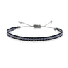 Pcs or 3/Set Men's Bracelets Classic Silver Plated Bracelets Black White Handmade Knot Rope Set Jewelry - Image 4