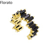 1PC Gold Plated Ear Cuff Earrings for Women Colorful C Shape Cube Zircon Earcuff Clip on Earring No Piercing Earring Jewelry - Image 8