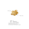 Style Stainless Steel Metal Flower Brooch Pin Pvd Plated Clothing Accessories Jewelry Gift - Image 6