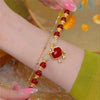 Year Lucky pingan Beaded Bracelet For Women Elegant Red Beads Fu Letter Charm Bracelet Chinese Jewelry Festive Gifts Girl - Image 3