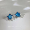 Korean Style Cute Blue Planet Star Clip on Earrings Women Mini Heart Moon Star Ear Clips Without Pierced Earrings for Kids Girls - Image 16