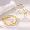 Ftcy 8 Pcs Arm Cuff Bracelet for Women Gold Color Adjustable Layered Coil Swirl Armlet Bangles Jewelry Set for OutSide - Image 5