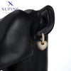Copper Gold Color Heart Hoop Earrings for Women Simple Party Gifts - Image 5