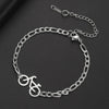 Bicycle Bracelets Cycling Sports Women Men Gifts Stainless Steel Pendant Foot Chain Hand Chain Anklets Bangle Jewelry - Image 2
