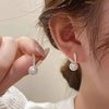 Elegant French Vintage Enamel Dripping Oil Plant Irregular Lavender Ear Studs Earrings for Women Flowers Earring - Image 28