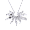 Individualistic Stainless Steel Metal Sun Pendant Necklace Style Attractive Jewelry Accessories Gift - Image 7