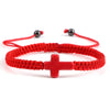 Stone Crucifix Braided Bracelet Adjustable Rope Handmade Bracelets Bangles Charm Cross Men Women Jewelry Gifts - Image 13