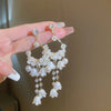 Lily Of The Valley Leaf Water Drop Resin Dangle Earrings Women Partysu Earring Hook Vintage Cheongsam Jewelr K - Image 9