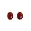 Oval Metal Post Earrings Classic Resin Styles For Women Vintage Jewelry Daily Wear Accessories Timeless Gifts - Image 6