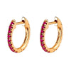 Crmya Gold Plated Drop Hoop Earrings For Women Piercing Purple CZ Zircon Women's Dangle Earrings Jewelry - Image 32