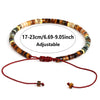 Spring Jewellery Tiger's Eye African Pine Nature Stone Bransoletka for Beach Scene Anklet Adjustable Rope 3.8 - Image 2