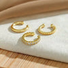 Clips Earrings for Women Unisex Minimalist Cartilage Hoop Earings Set Ear Cuff Fake Piercing Clip on Ear Jewelry - Image 2