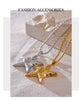 316L Stainless Steel Starfish Pendant Necklace Statement Gold Pvd Plated Individualistic Holiday Jewelry - Image 18