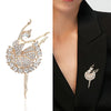 Enamel Ballerina Brooches for Women Pearl Elf Pins Rhinestone Girls Banquet Party Backpack Gift Jewelry Accessories - Image 6