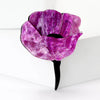 Resin Rose Flower Brooch with Pin Back in Multiple Colors - Image 23