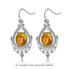 Silver Oval 8 10mm Natural Labradorite Earrings Vintage Ethnic Jewelry for Women Gift - Image 7