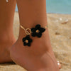 Elegant Chic Flower Pendant Anklet for Women Vacation Daily Wear Summer Boho Foot Chain Party Jewelry Gifts - Image 9