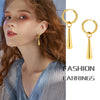 Long Water Drop Dangle Huggie Hoop Earrings for Women, Stainless Steel Teardrop Earrings - Image 3