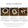 Flower Party Necklaces Women French Imitation Pearl Multi-layer Necklaces Bracelet Earrings Rhinestone Jewelry Sets K - Image 6