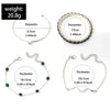Five-Piece Resin Bead Bracelet Set with Round Charms and Elastic Bands - Image 55