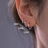 Stainless Steel Hoop Earrings Set Of 6 Simple Geometric Circle Design Chic Minimalist Style For Daily And Vacation - Image 1