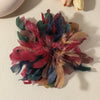 20CM Exaggerated Feather Flower Large Brooch for Women Lady Personality Lapel Pins Party Wedding Clothing Jewelry - Image 12