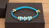 Adjustable Turkish Evil Eye Rope Bracelet in Multiple Colors - Image 22