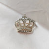 Metal Alloy Zircon Crown Brooch Lapel Suit Shirt Collar Pins Rhinestones Royal Pearl Brooches for Women Accessories Jew - Image 3
