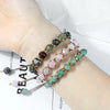 Handmade Bohemian Women Bracelets 8mm Cut Surface Tiger Eye Stone Jasper Amethyst Beads Bracelets Men Yoga Jewelry Gifts - Image 3