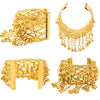 Indian Ethnic Golden Metal Bells Tassel Upper Arm Bangles Cuff Bracelet Armlet Armband Women Belly Dance Accessories - Image 3