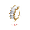 Y2k Crystal Fake Piercing Ear Cuff Earrings For Women Simple Zirconia 2000s Aesthetic Ear Cartilage Earing Chic Jewelry - Image 7