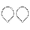 Hinged Heart Nose Hoop in 8 mm or 10 mm Sizes with Gold-Tone or Silver-Tone Choices - Image 14