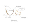White Green Cubic Zirconia Stainless Steel Necklace Bracelet Elegant Charm Jewelry Sets Women - Image 19