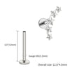 Titanium Starburst Climber Helix Stud Earring 16G Celestial Star Cartilage Earlobe Piercing Jewelry - Image 20