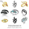 Tropical Mystic Snake Ring,Europe Style Good Myth Jungle Jewerly For Women Bohemia Gift - Image 1