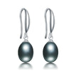 Natural Freshwater Cultured Pearl Drop Earrings for Women Silver Earrings Wedding Jewelry - Image 17