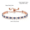 Adjustable Multicolor Tennis Bracelet with Colorful Stone Accents - Image 11