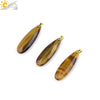Csja Water Drop Necklaces Crystal Pendant Stainless Steel Chain Necklace for Women Stone Amethyst Jewelry Gift - Image 39